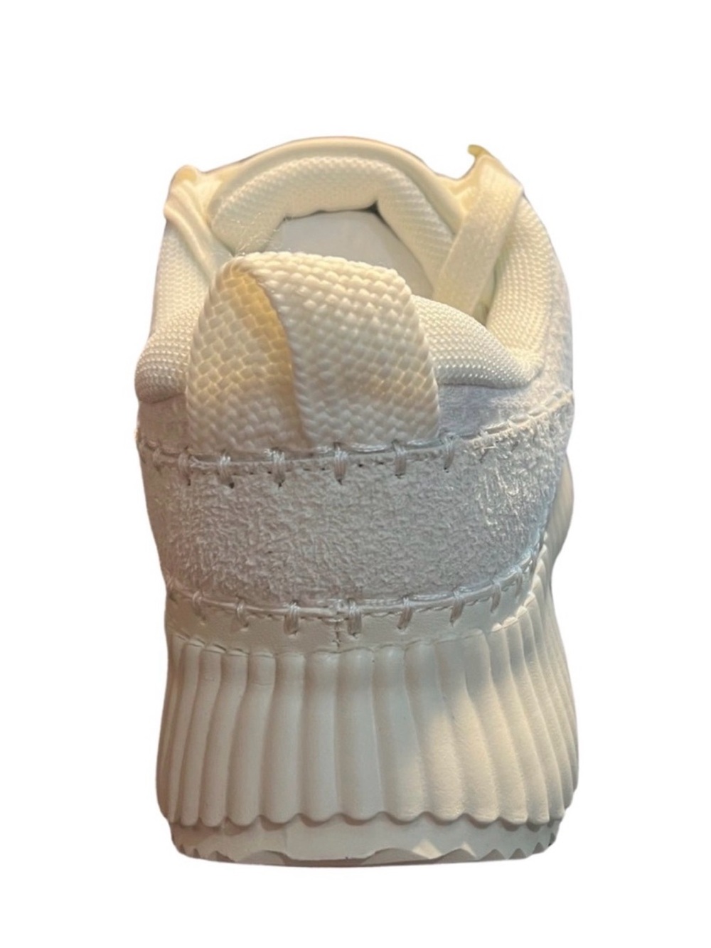 NEW Hey Girl by Corkys White Platform Knit Sneakers - Picture 5 of 5